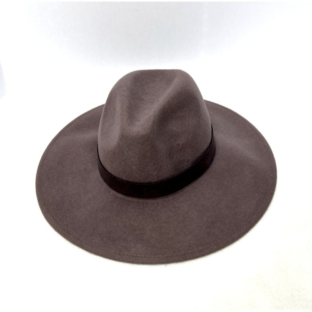 Free People Wool Fedora Hat Women's OS Purple‎ Boho Festival Western Minimal